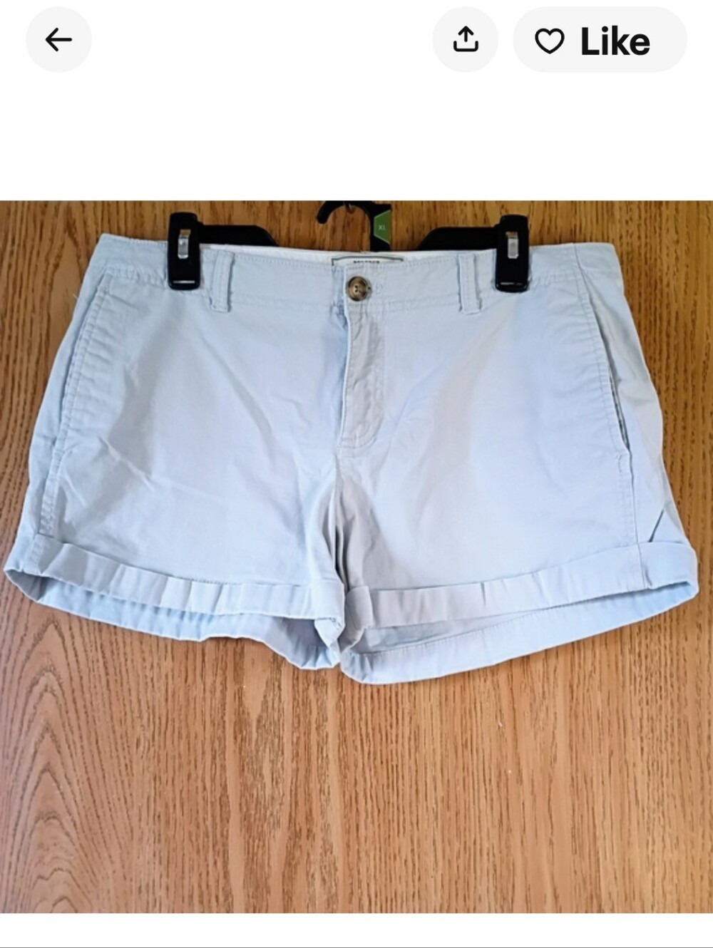 Old Navy Perfect 3½" Shorts Gray Size Women's 12 Regular